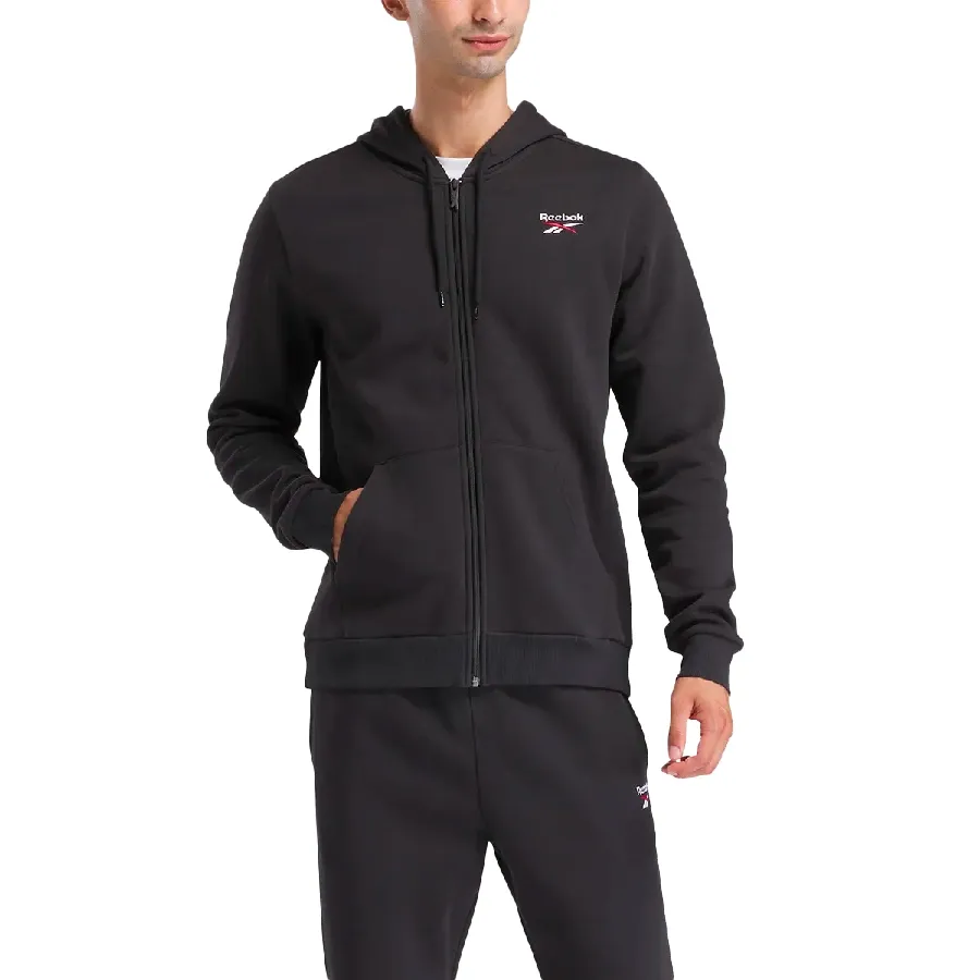 Imagen 0 de 4 de Campera Reebok Identity SL Fleece-NEGRO