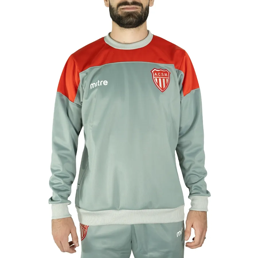 Imagen 0 de 3 de Buzo Mitre Blake San Martín 24-GRIS/ROJO