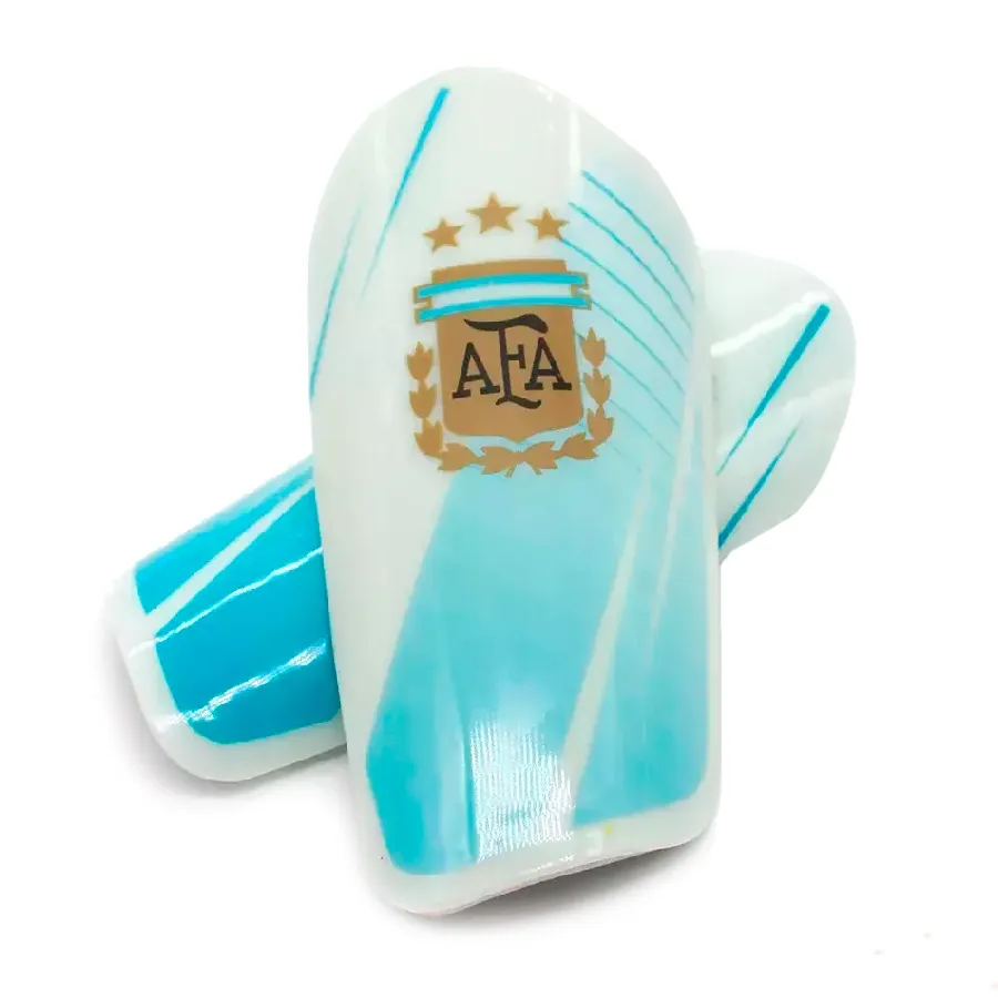 Imagen 1 de 3 de Canilleras DRB Estadios 24 AFA-BLANCO/CELESTE