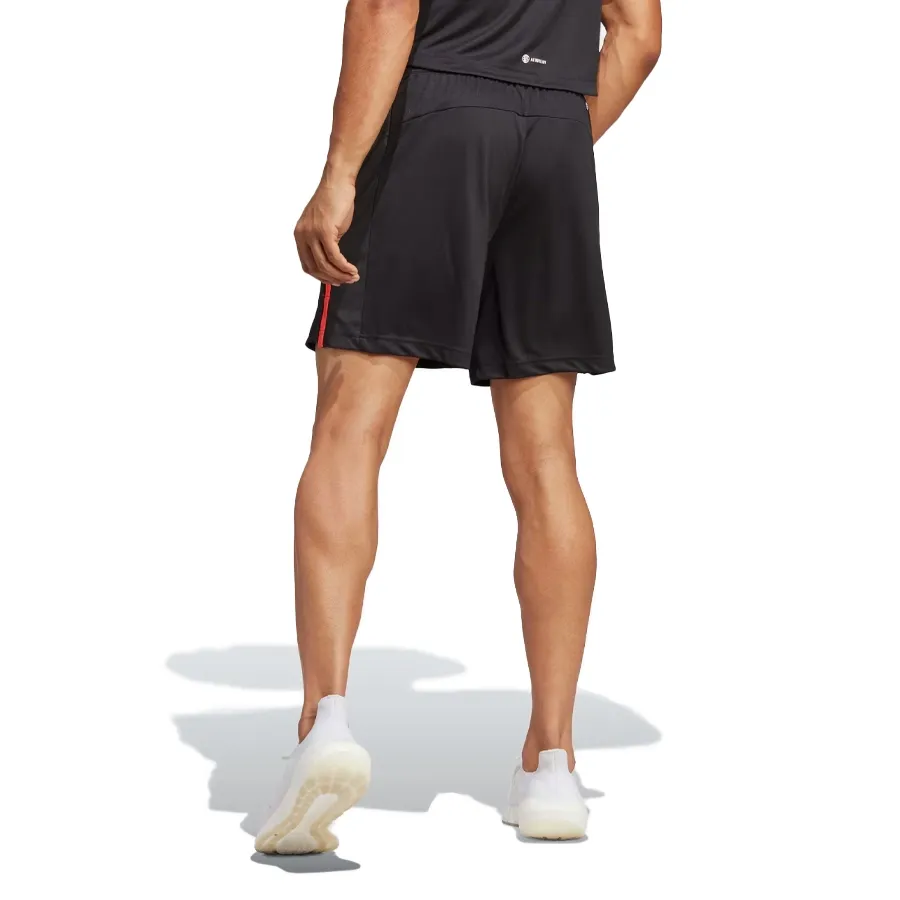 Imagen 2 de 6 de Shorts adidas -NEGRO/NARANJA