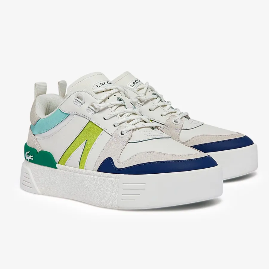 Imagen 1 de 6 de Zapatillas Lacoste L002-BEIGE/AZUL/VERDE