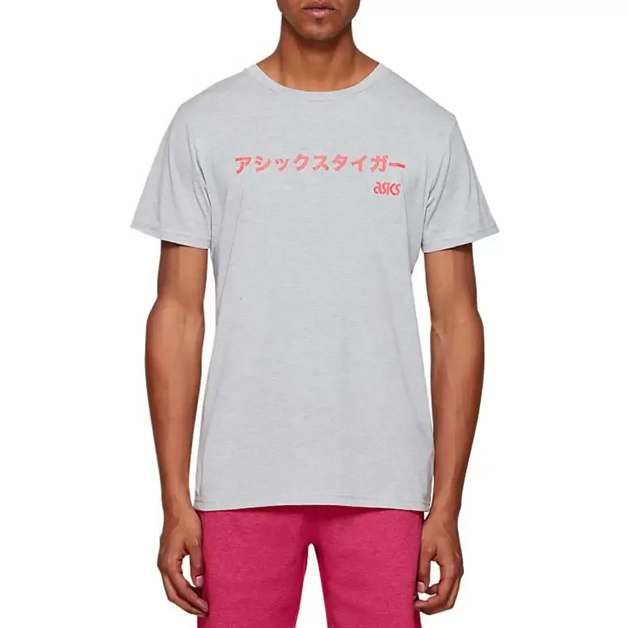 Imagen 2 de 3 de Remera Asics Tiger Katakama-GRIS/CORAL