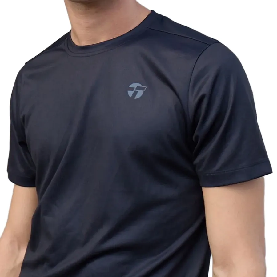 Imagen 3 de 5 de Remera Topper Running Sprint-NEGRO