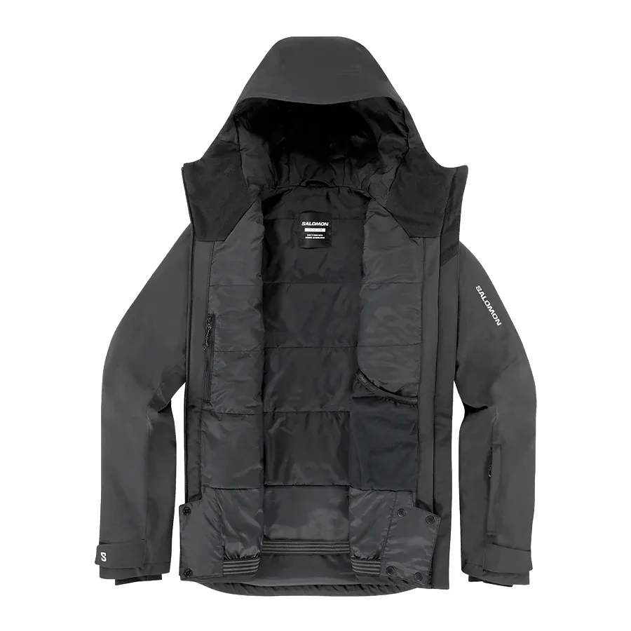 Imagen 3 de 5 de Campera Salomon Highland Jacket-NEGRO