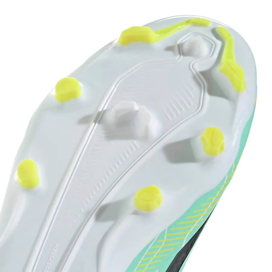 Imagen 6 de 7 de Botines adidas F50 Hyperfast League Fg-TURQUESA-NEGRO-AMARILLO-FLUOR