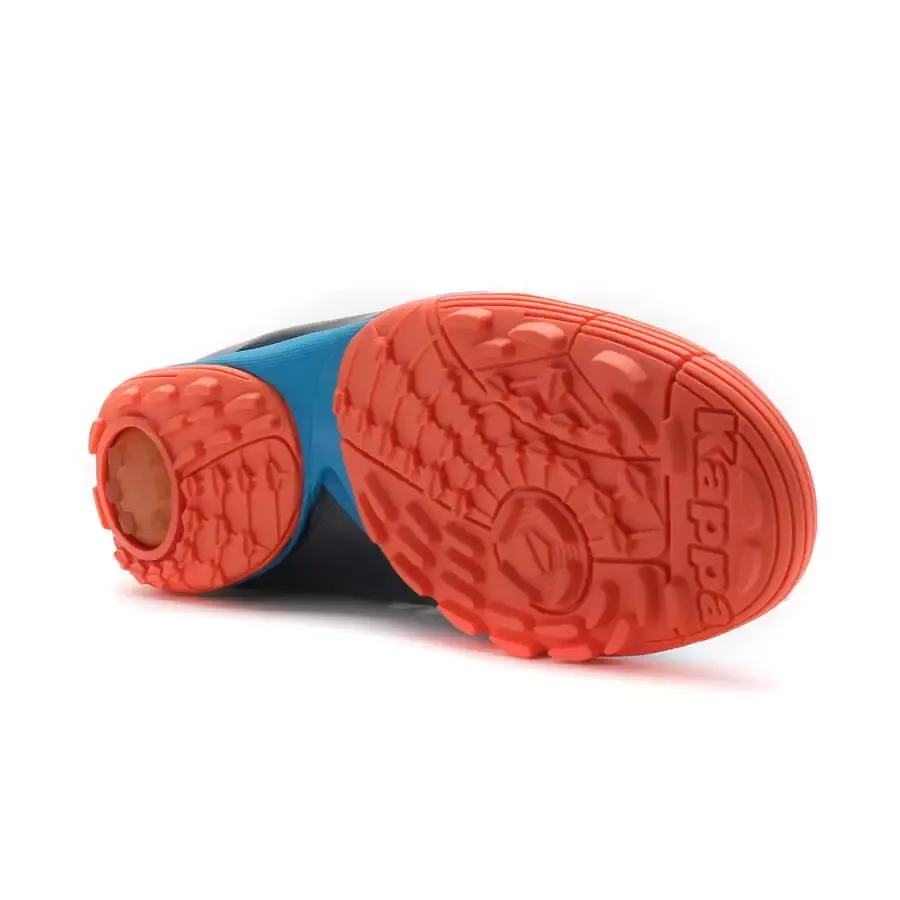 Imagen 4 de 6 de Botines Kappa 4 Soccer Helium Base Tg-GRIS/AZUL/NARANJA