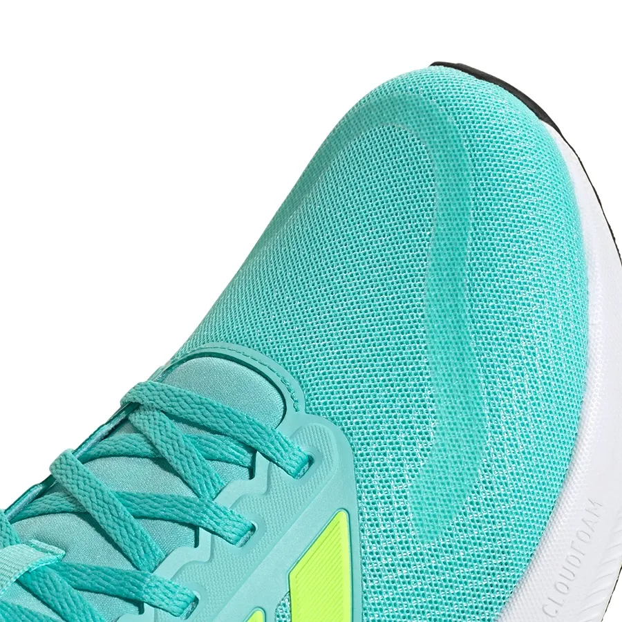 Imagen 6 de 8 de Zapatillas adidas Runfalcon 5-TURQUESA/AMARILLO FLUOR