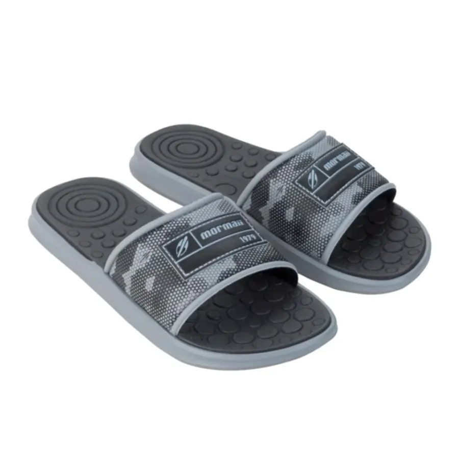 Imagen 2 de 4 de Ojotas Mormaii Quiver Pro Slide-GRIS/NEGRO/BLANCO