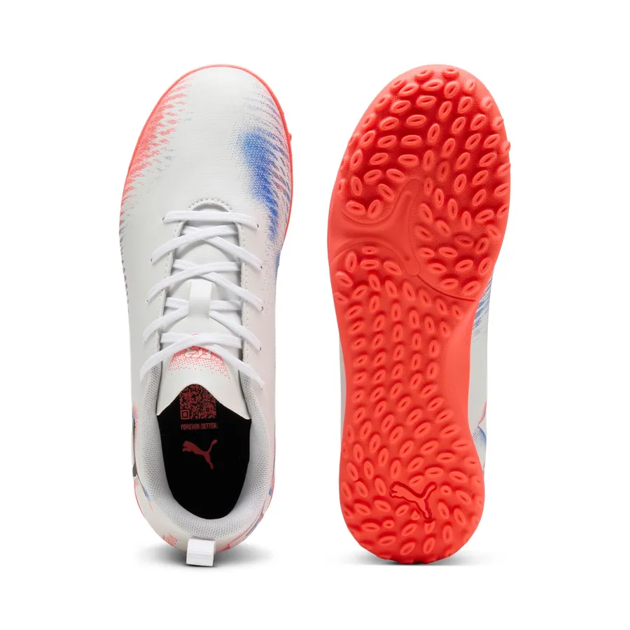 Imagen 5 de 6 de Botines Puma Future 8 play Tf Jr-BLANCO/NARANJA