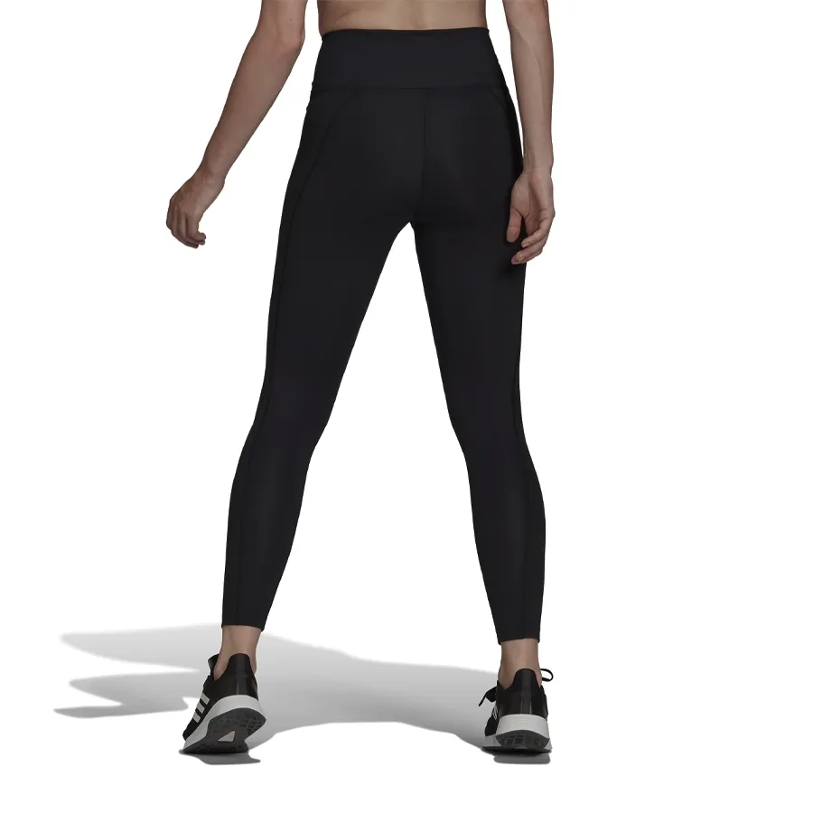 Imagen 3 de 6 de Calza adidas Running Essentials 7/8 Tiro Alto-NEGRO/BLANCO