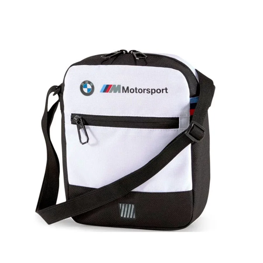 Imagen 1 de 2 de Bolso Puma Bmw M Ls Portable-NEGRO/BLANCO