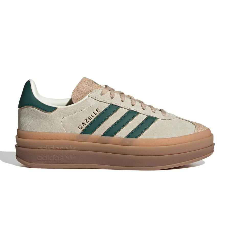 Imagen 1 de 8 de Zapatillas adidas originals Gazelle Bold-CRUDO/VERDE