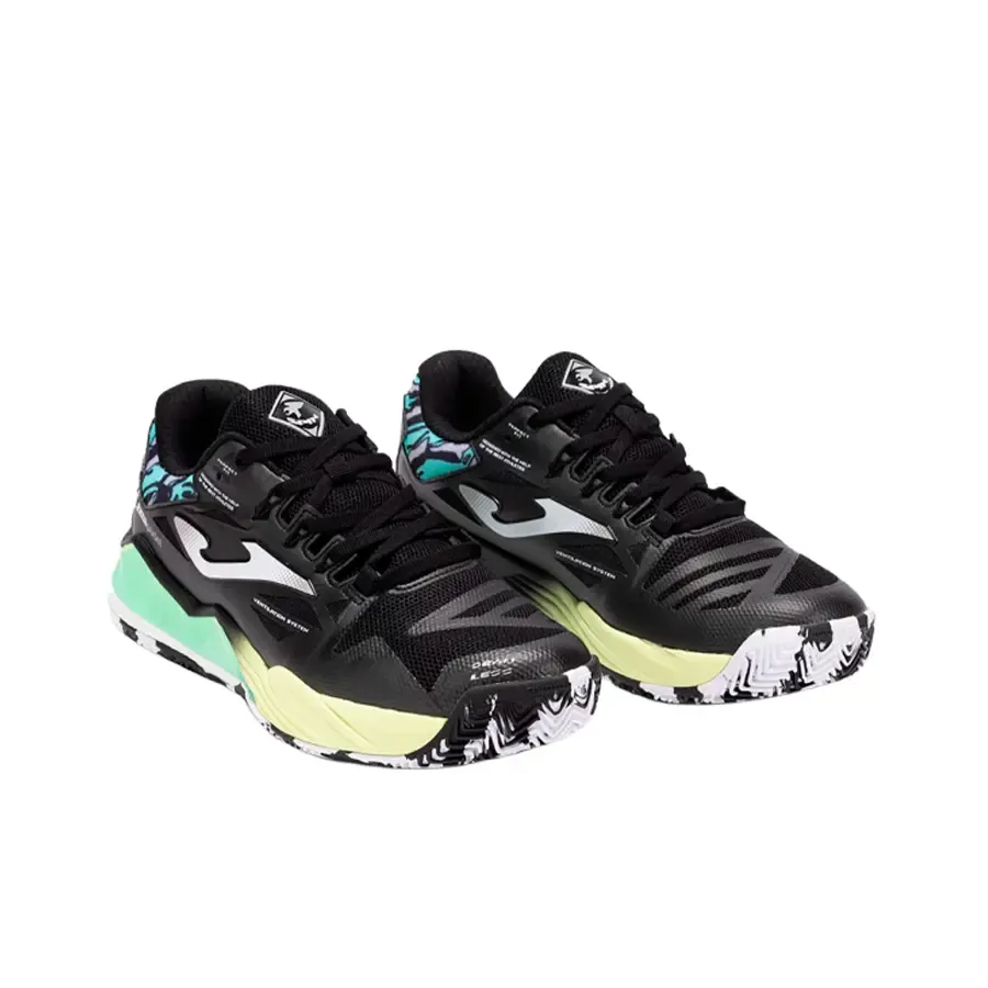Imagen 1 de 5 de Zapatillas Joma Spin-NEGRO/VERDE AGUA