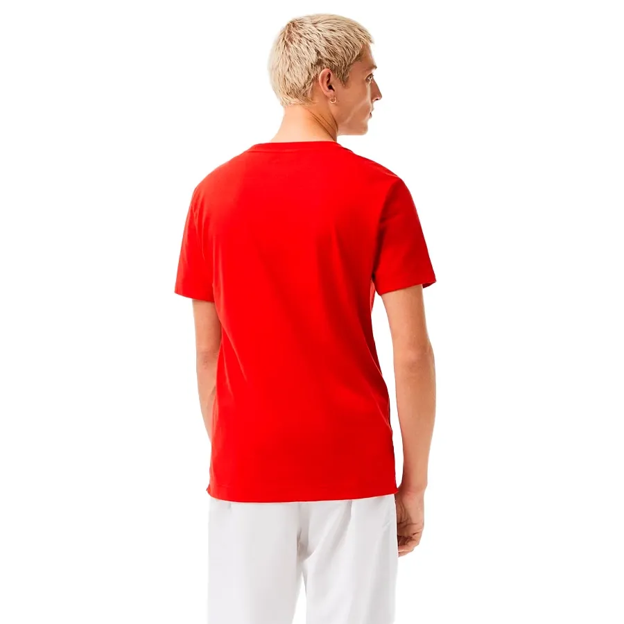 Imagen 4 de 6 de Remera Lacoste Novak Djokovic-ROJO/AZUL