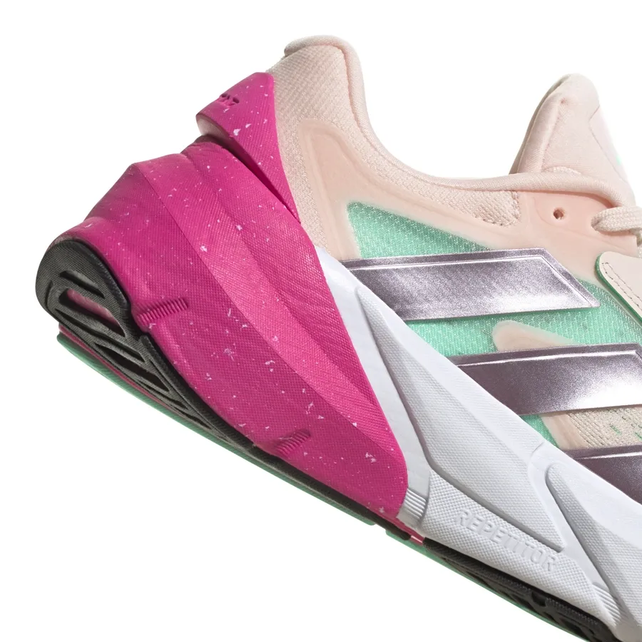 Imagen 6 de 9 de Zapatillas adidas Adistar 2.0-NUDE/VERDE AGUA/FUCSIA