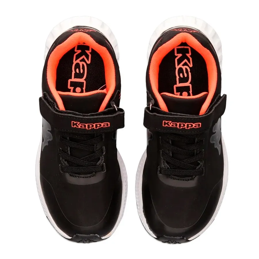 Imagen 5 de 6 de Zapatillas Kappa Logo Fasterpu Kid-NEGRO/CORAL FLUOR