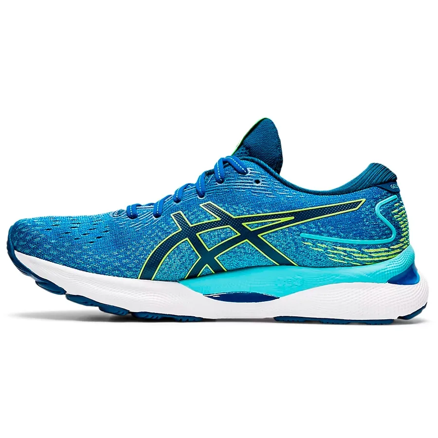 Imagen 1 de 7 de Zapatillas Asics Gel Nimbus 24 Standard M-AZUL/TURQUESA/LIMA