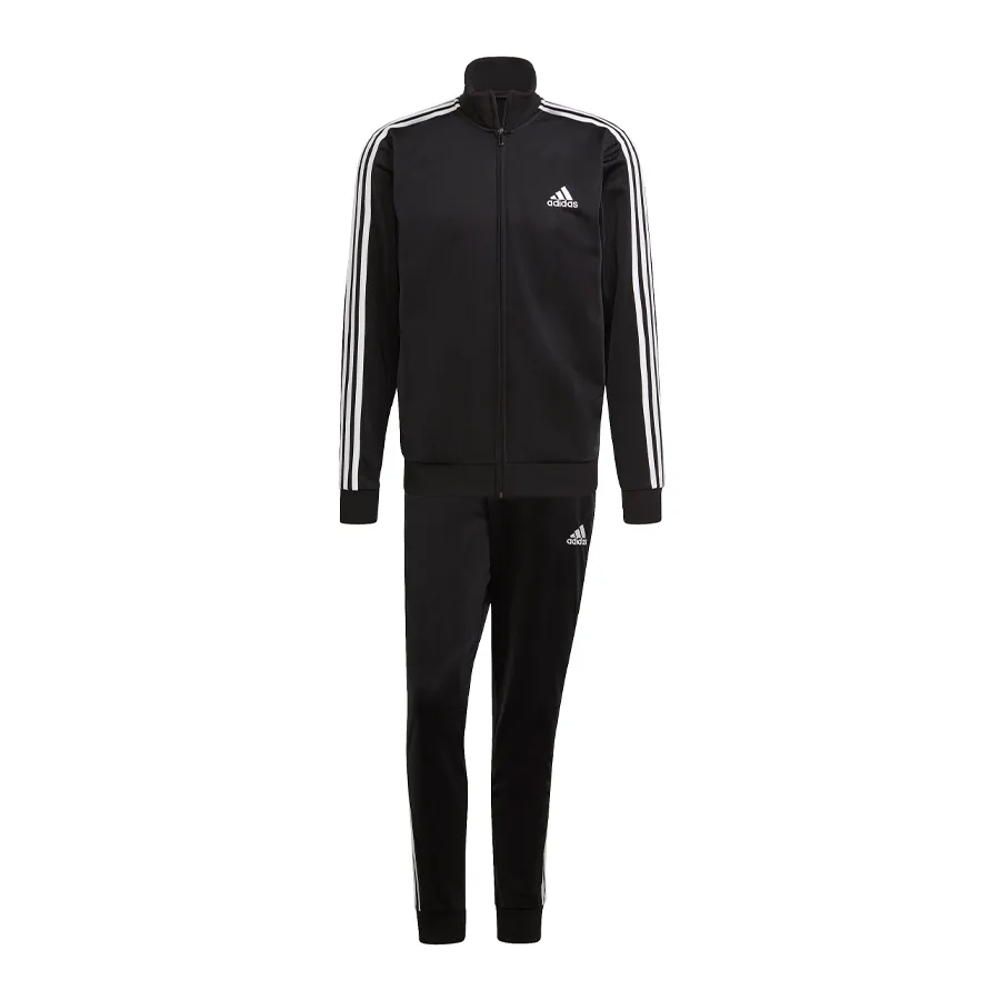Imagen 4 de 5 de Conjunto adidas Essentials 3 Stripes-NEGRO/BLANCO