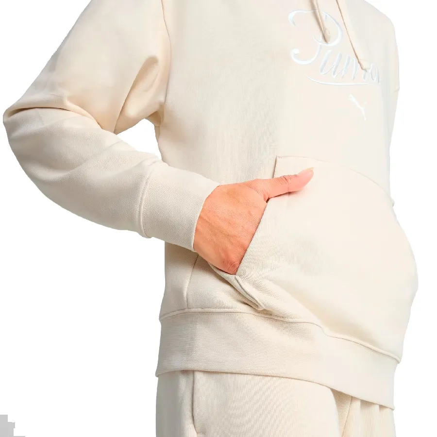 Imagen 4 de 5 de Buzo Puma Essentials Script Script Comfort-CRUDO