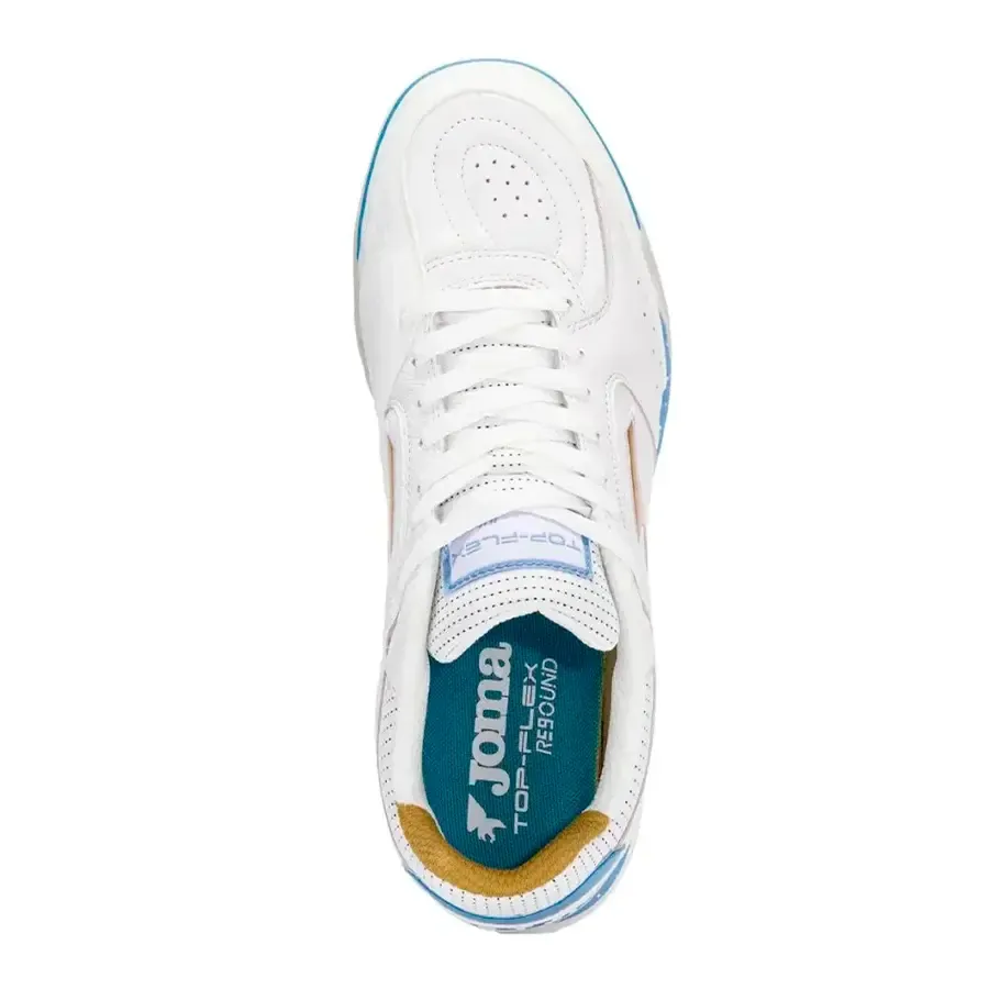 Imagen 2 de 4 de Botines Joma Top Flex Rebound In-BLANCO/CELESTE