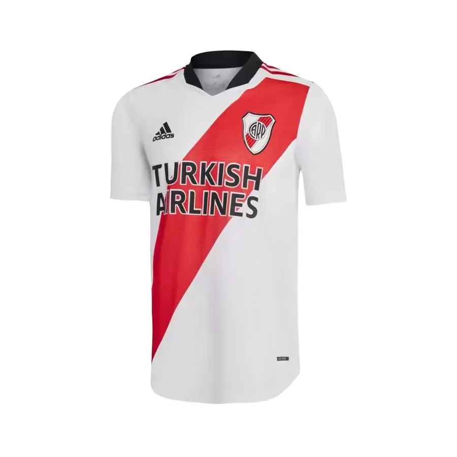 Imagen 1 de 2 de Camiseta adidas Local Oficial River Plate 21/22-BLANCO/ROJO