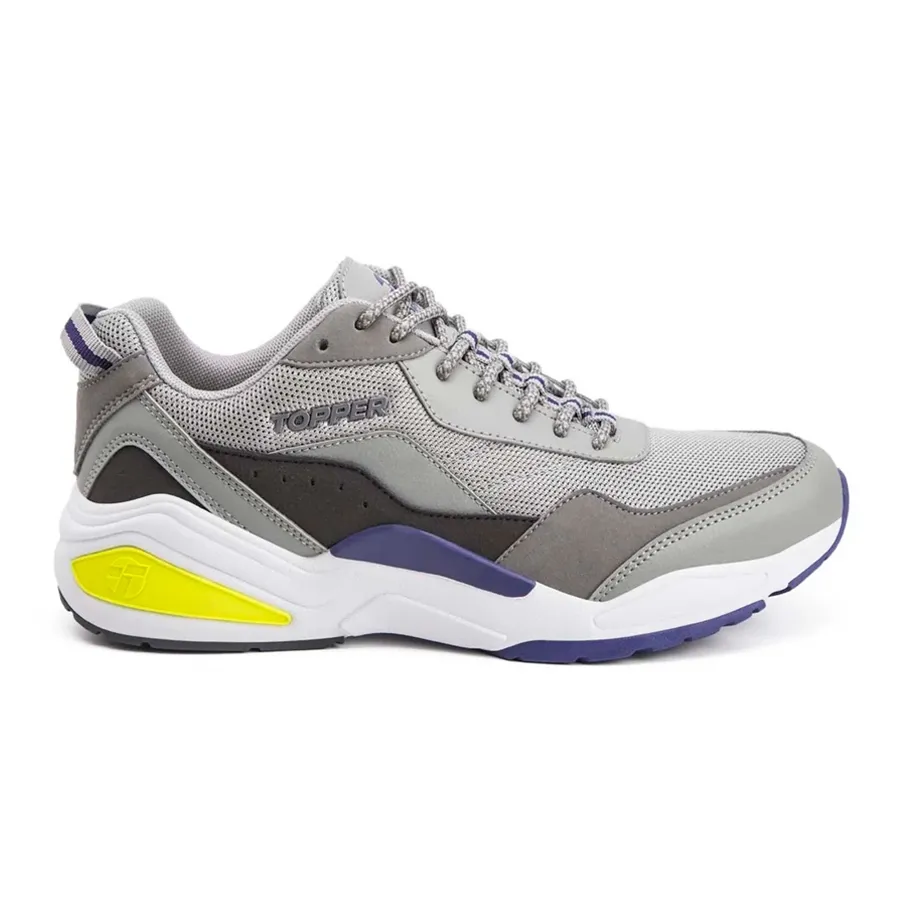 Imagen 0 de 5 de Zapatillas Topper Circus-GRIS/GRAFITO/AMARILLO