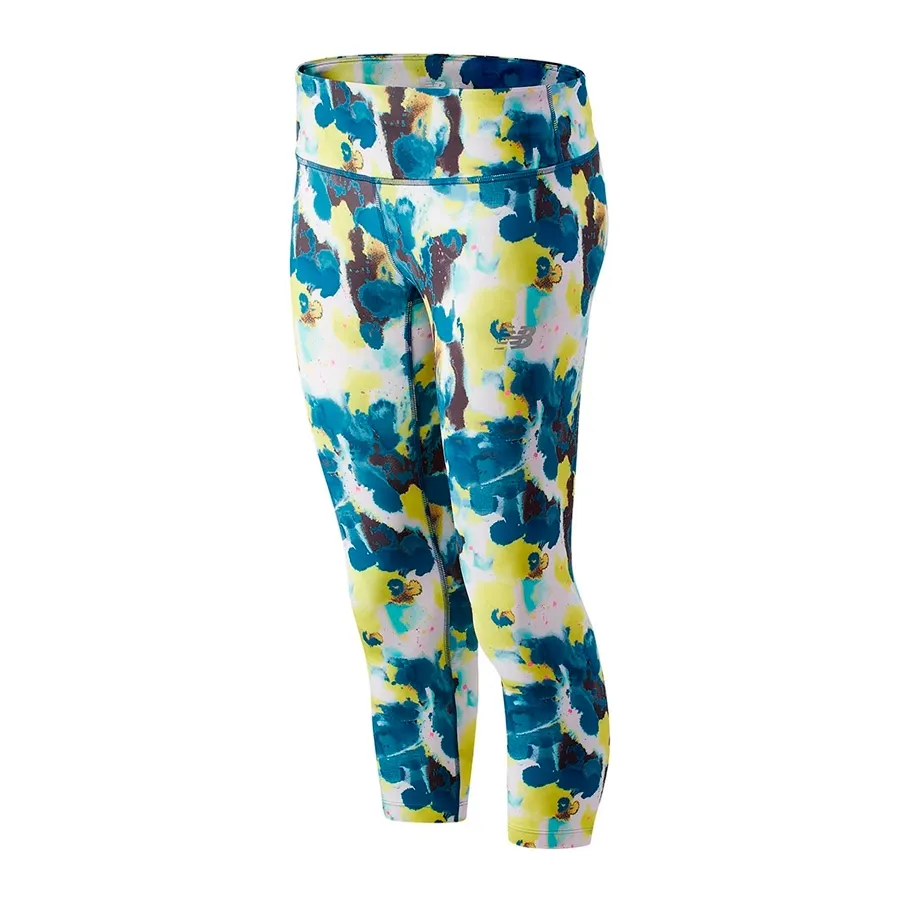Imagen 0 de 2 de Calza New Balance Printed Accelerate-BLANCO/MARINO/LIMA