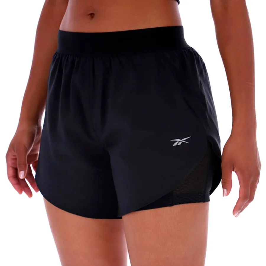 Imagen 2 de 3 de Short Reebok 2 en 1-NEGRO