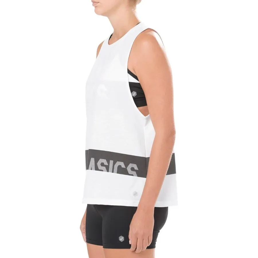 Imagen 1 de 5 de Musculosa Asics Power Tank-BLANCO/GRAFITO