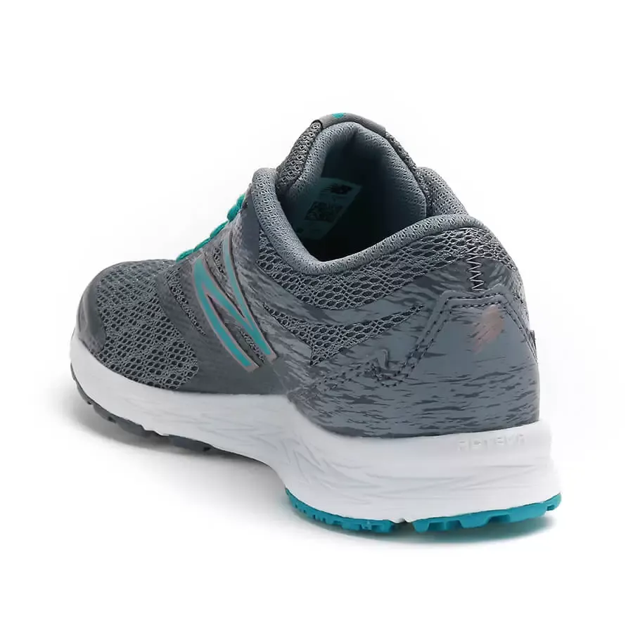 Imagen 2 de 4 de Zapatillas New Balance Flash Rn-GRIS/CELESTE