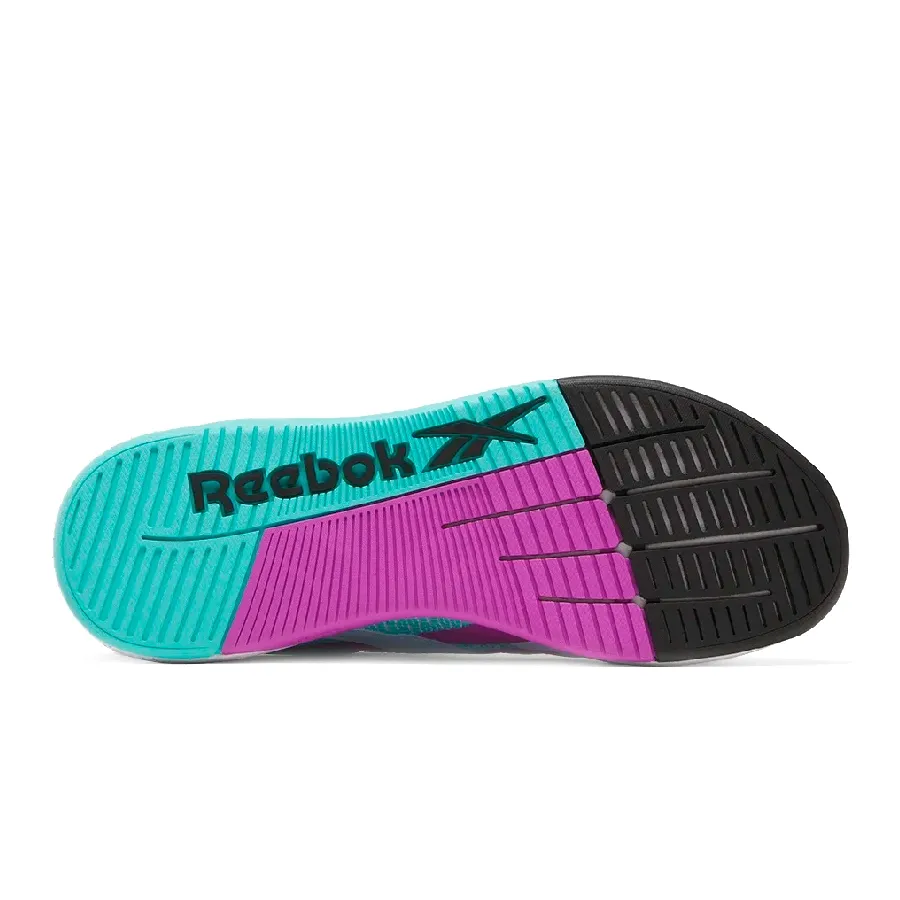 Imagen 3 de 4 de Zapatillas Reebok Nano X5-VERDE AGUA/BLANCO/VIOLETA