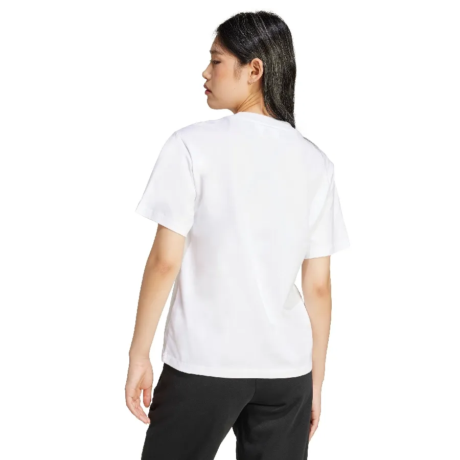 Imagen 1 de 5 de Remera adidas Essentials Logo Pequeño Algodón-BLANCO