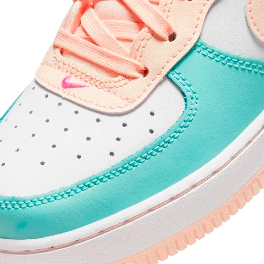 Imagen 4 de 5 de Zapatillas Nike Air force 1-BLANCO/MENTA/NUDE