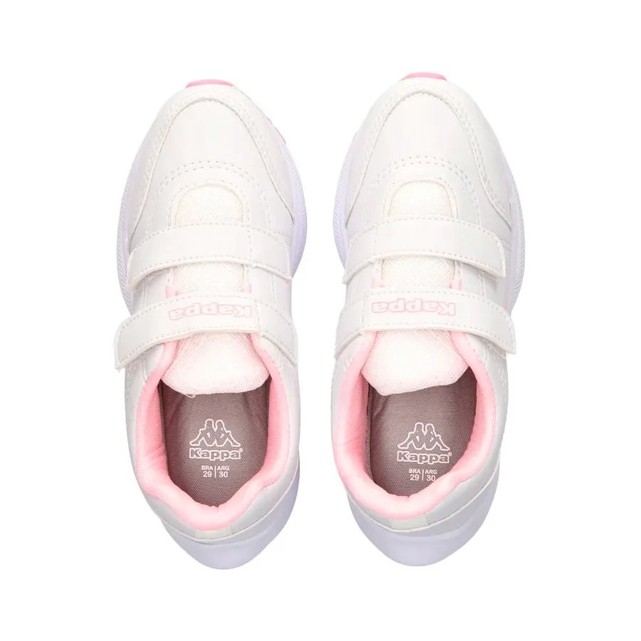 Imagen 3 de 5 de Zapatillas Kappa Play Time Kids-BLANCO/ROSA