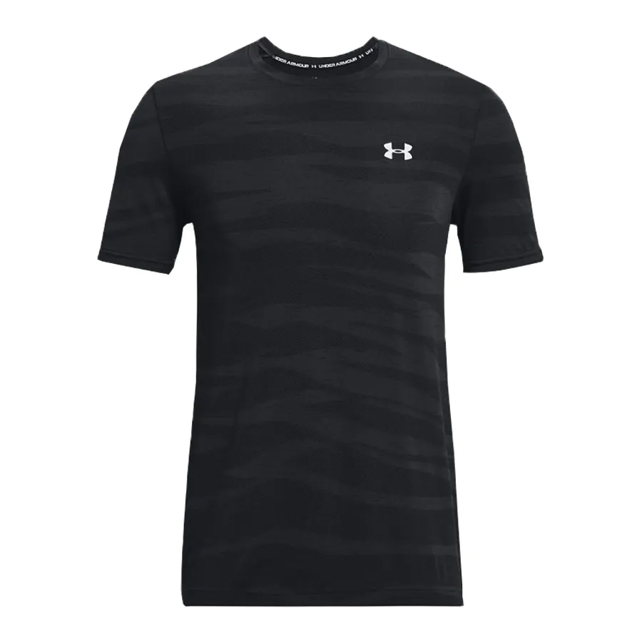 Imagen 0 de 5 de Remera Under Armour Seamless Wave-NEGRO