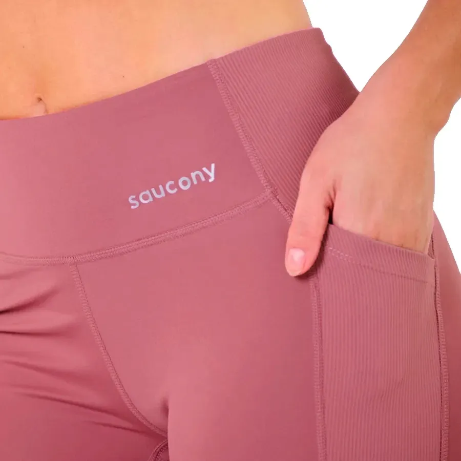 Imagen 2 de 4 de Calza Larga Saucony Calza larga Elevate 25" Tight-ROSA VIEJO