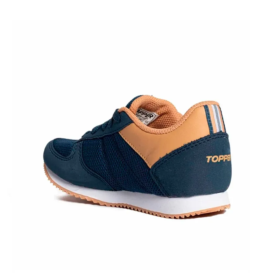 Imagen 1 de 5 de Zapatillas Topper T 350 Kids-AZUL/BEIGE
