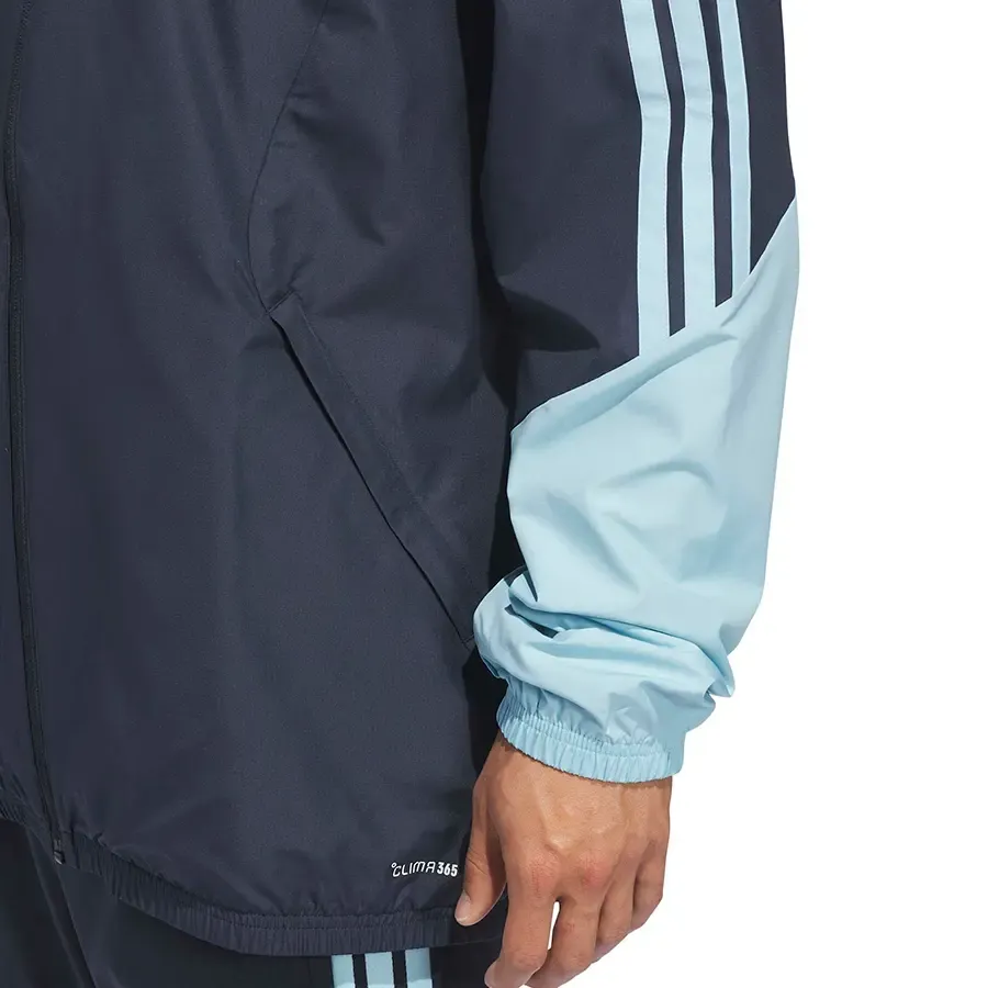 Imagen 4 de 5 de Campera adidas Afa Tiro All Weather-MARINO/CELESTE
