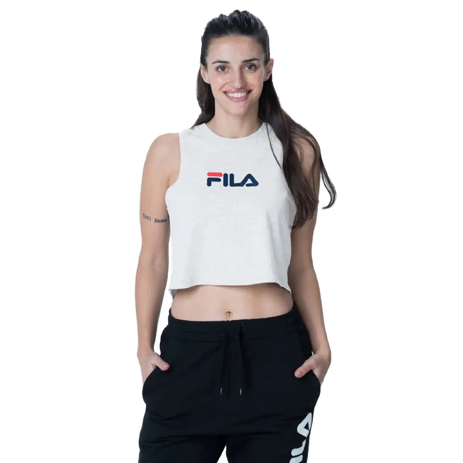 Imagen 0 de 4 de Musculosa Fila Cropped Honey-BLANCO