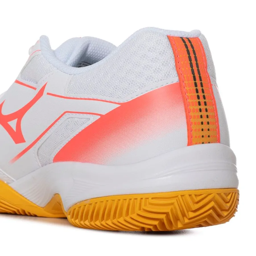 Imagen 4 de 5 de Zapatillas Mizuno Break Short 5cc-BLANCO/CORAL/NEGRO