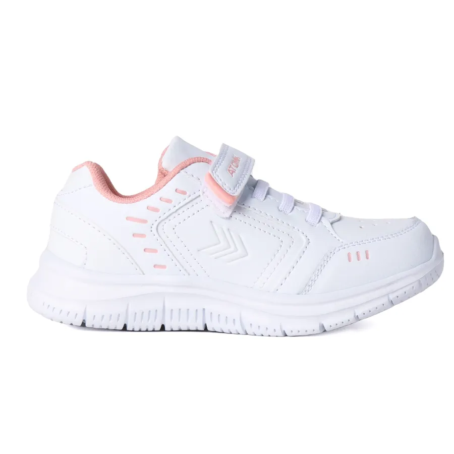 Imagen 0 de 5 de Zapatillas Atomik Casual Velcro Marsella Kids-BLANCO/ROSA