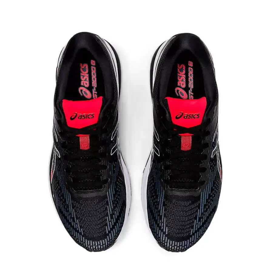 Imagen 2 de 6 de Zapatillas Asics Gt 2000 8-NEGRO/GRIS/ROJO