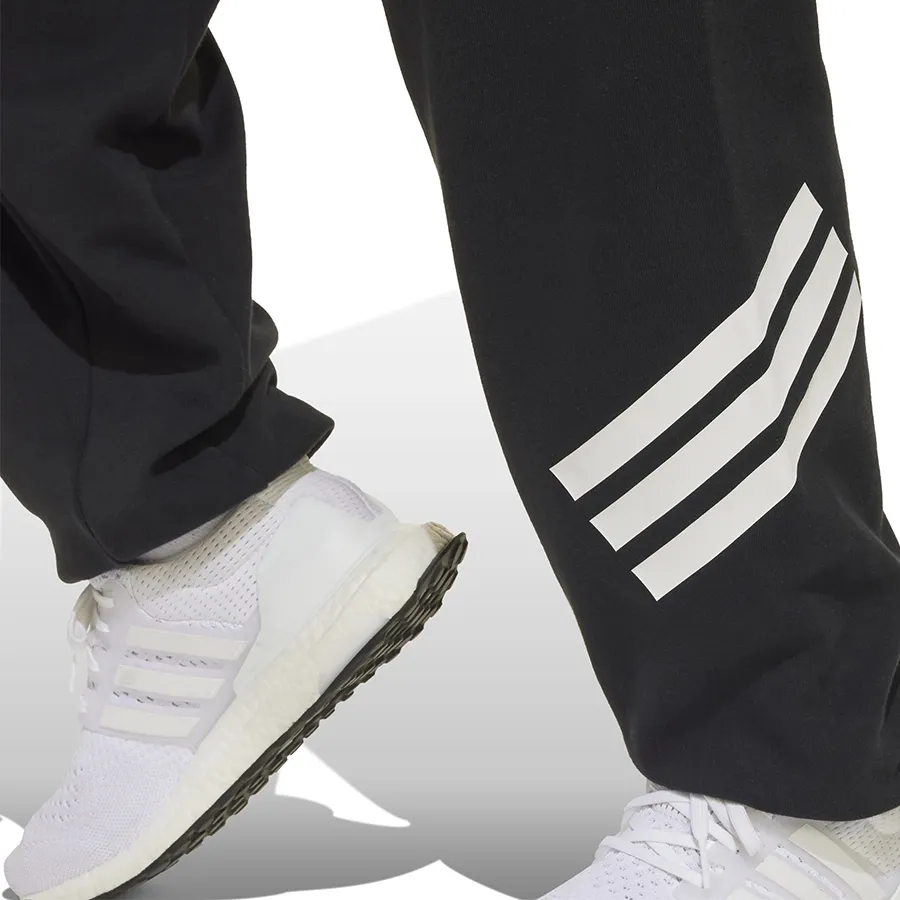 Imagen 4 de 5 de Pantalón adidas Future Icons Ancho 3 Stripes-NEGRO/BLANCO