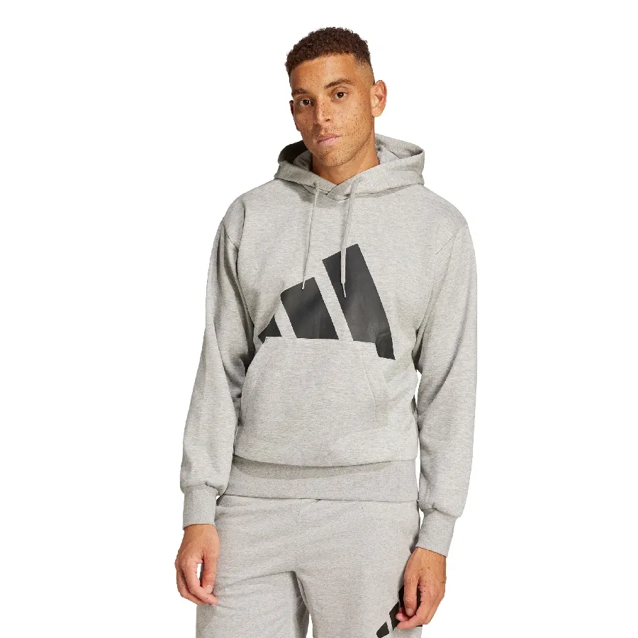 Imagen 0 de 5 de Buzo adidas Essentials Big Logo-GRIS/NEGRO