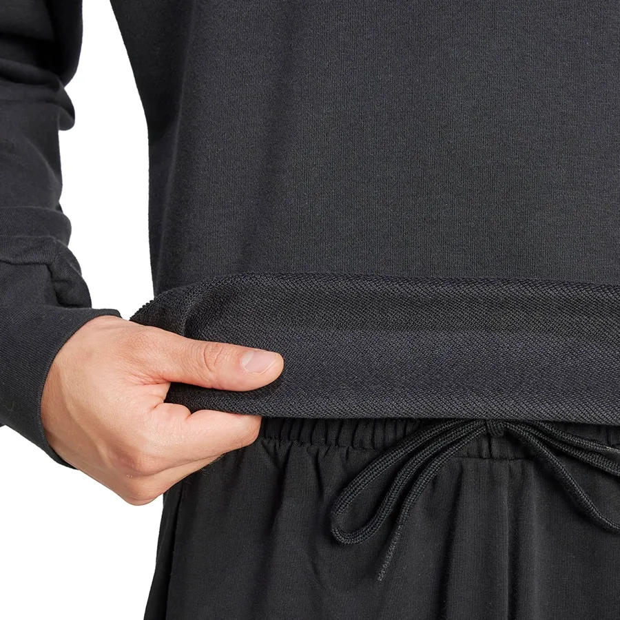 Imagen 3 de 5 de Buzo adidas Essentials 3 Stripes-NEGRO