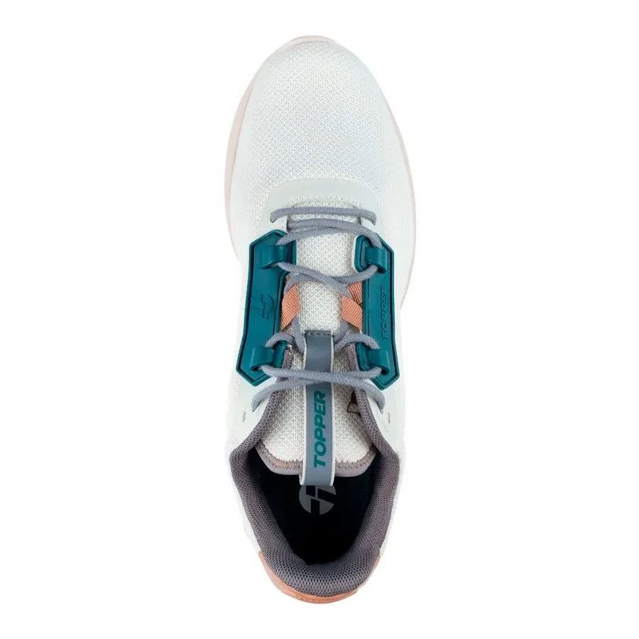 Imagen 2 de 4 de Zapatillas Topper Monclova-BEIGE-GRIS-PETROLEO