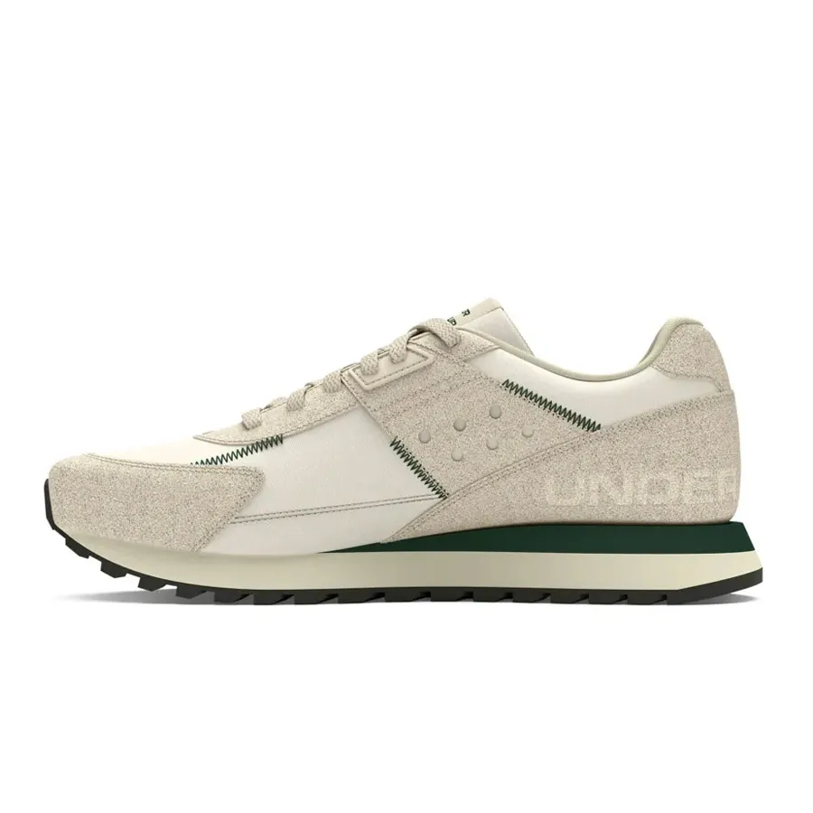 Imagen 1 de 5 de Zapatillas Under Armour Essential Runner-NATURAL/VERDE