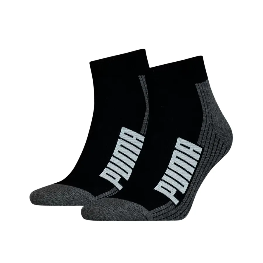 Imagen 0 de 1 de Medias Puma Bwt Cuchioned Pack X2-NEGRO/GRIS