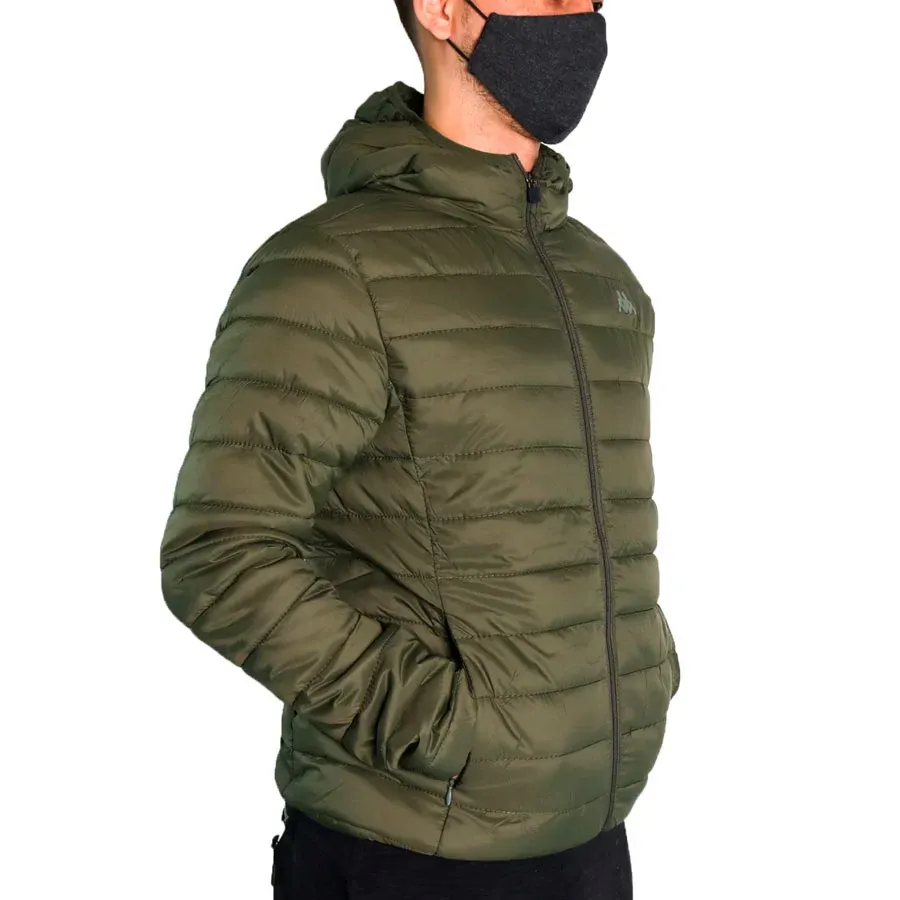 Imagen 2 de 5 de Campera Kappa Unisex Nylon Ultraliviana-VERDE