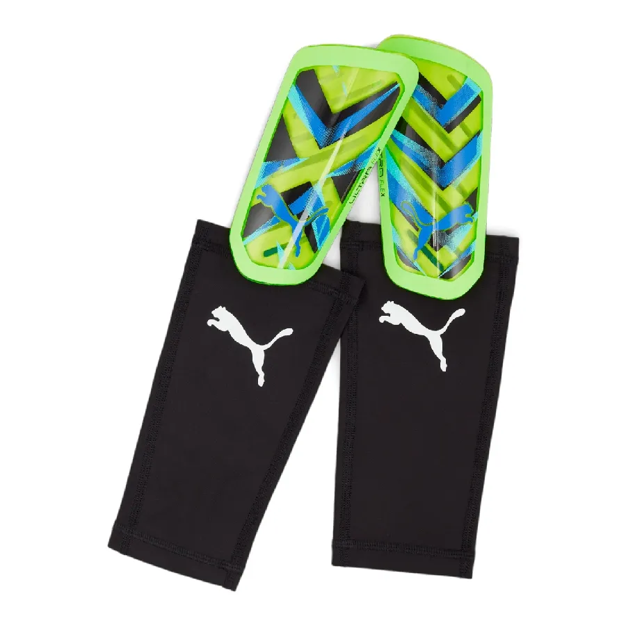 Imagen 0 de 1 de Canilleras Puma Ultra Flex Sleeve-VERDE FLUOR/NEGRO